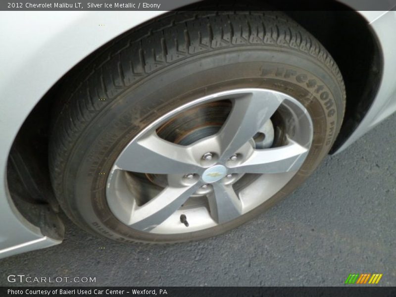 Silver Ice Metallic / Ebony 2012 Chevrolet Malibu LT