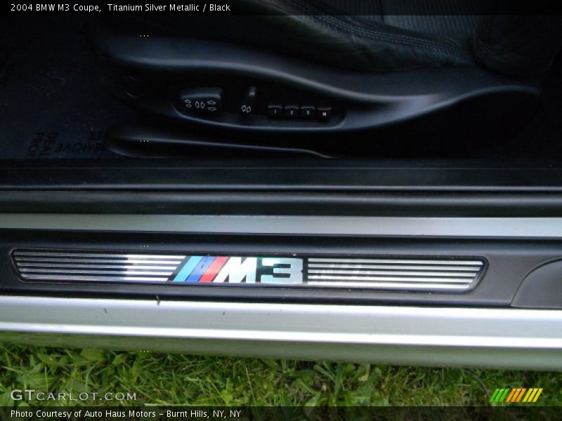 Titanium Silver Metallic / Black 2004 BMW M3 Coupe