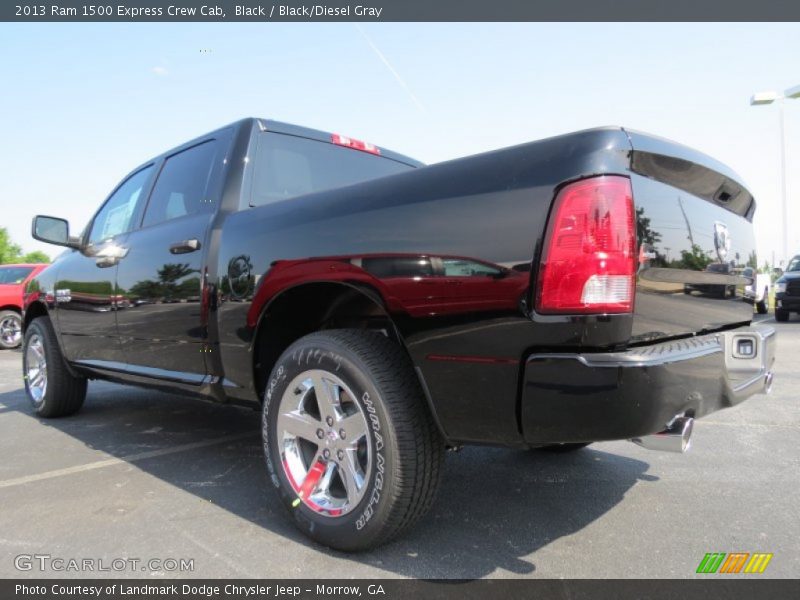 Black / Black/Diesel Gray 2013 Ram 1500 Express Crew Cab