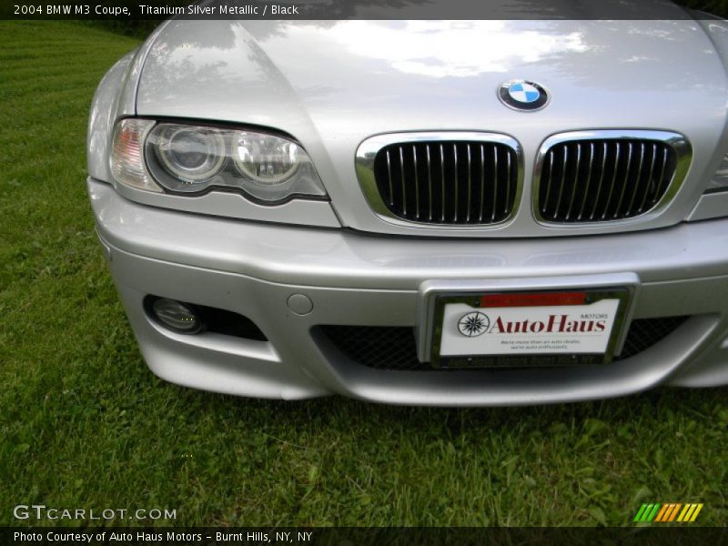 Titanium Silver Metallic / Black 2004 BMW M3 Coupe