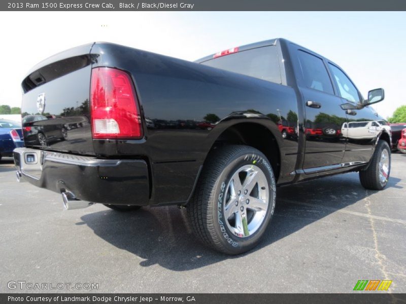 Black / Black/Diesel Gray 2013 Ram 1500 Express Crew Cab