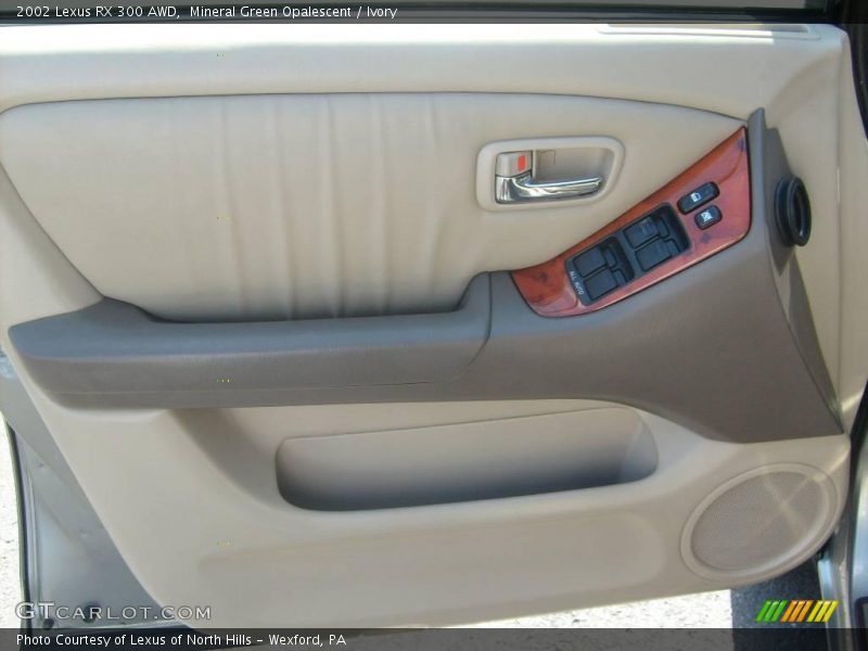 Mineral Green Opalescent / Ivory 2002 Lexus RX 300 AWD