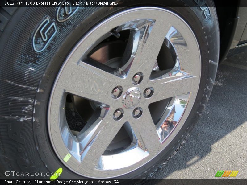 Black / Black/Diesel Gray 2013 Ram 1500 Express Crew Cab