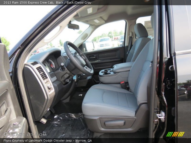 Black / Black/Diesel Gray 2013 Ram 1500 Express Crew Cab