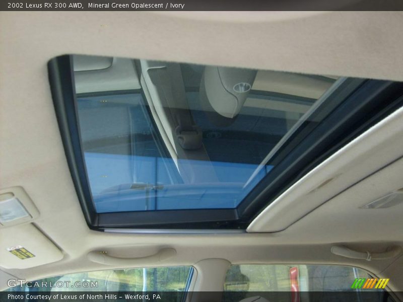 Mineral Green Opalescent / Ivory 2002 Lexus RX 300 AWD