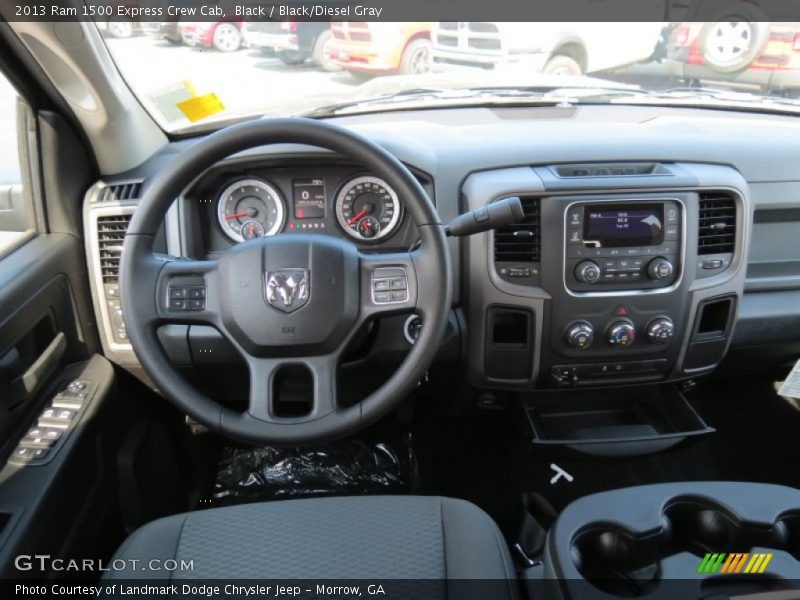 Black / Black/Diesel Gray 2013 Ram 1500 Express Crew Cab