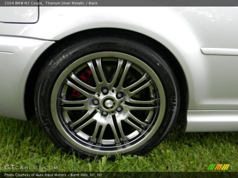 Titanium Silver Metallic / Black 2004 BMW M3 Coupe