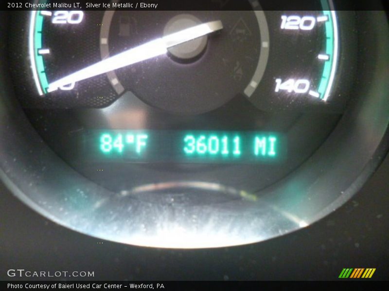 Silver Ice Metallic / Ebony 2012 Chevrolet Malibu LT