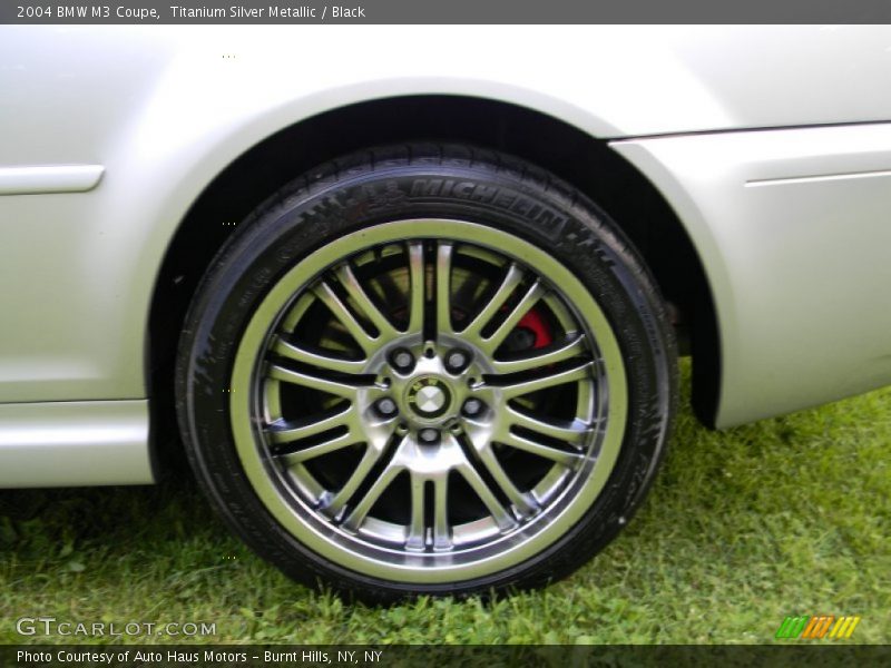 Titanium Silver Metallic / Black 2004 BMW M3 Coupe
