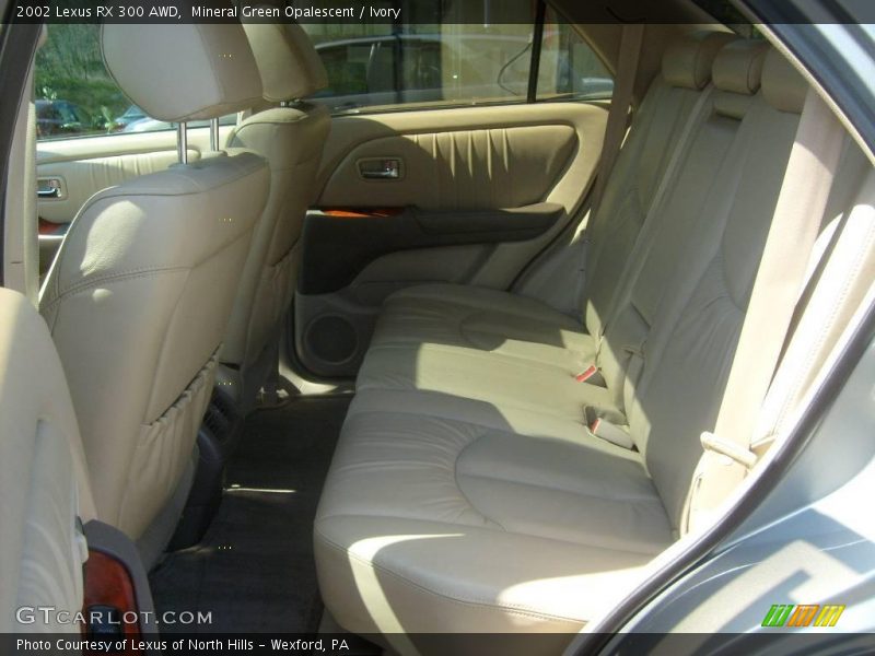 Mineral Green Opalescent / Ivory 2002 Lexus RX 300 AWD
