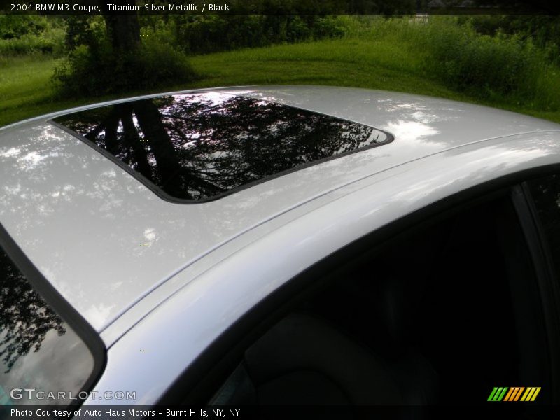 Titanium Silver Metallic / Black 2004 BMW M3 Coupe