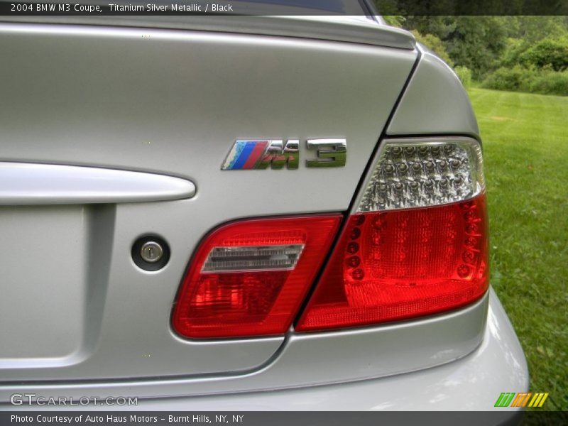 Titanium Silver Metallic / Black 2004 BMW M3 Coupe