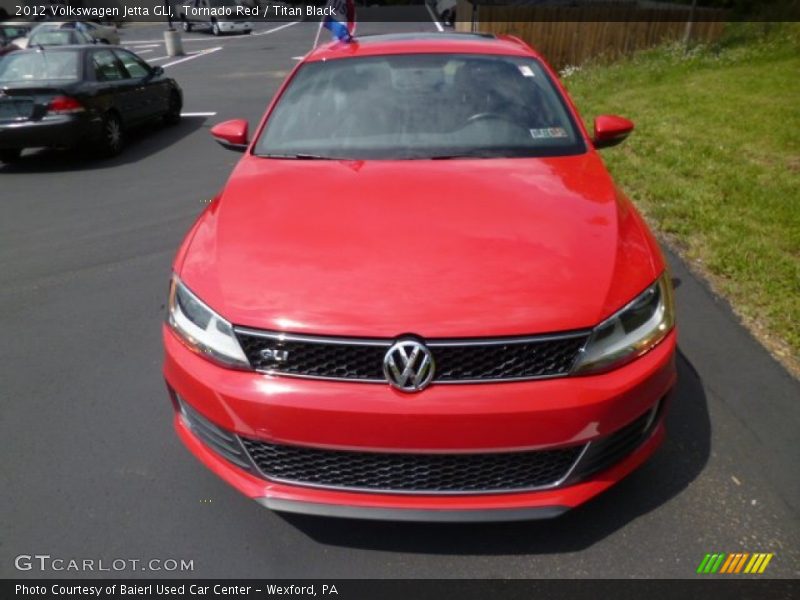 Tornado Red / Titan Black 2012 Volkswagen Jetta GLI