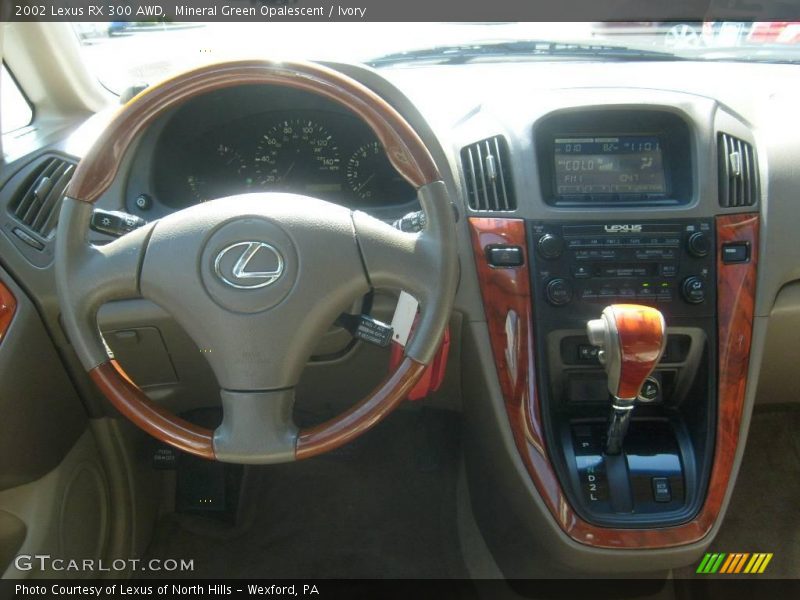 Mineral Green Opalescent / Ivory 2002 Lexus RX 300 AWD