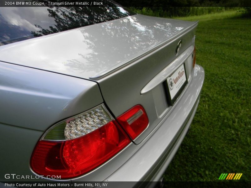 Titanium Silver Metallic / Black 2004 BMW M3 Coupe