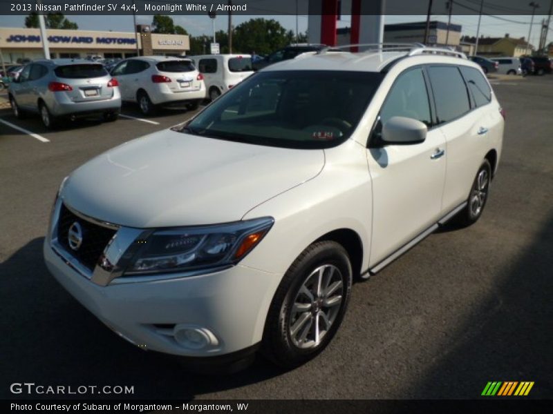 Moonlight White / Almond 2013 Nissan Pathfinder SV 4x4