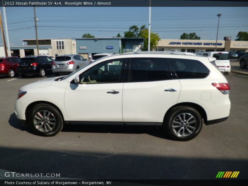 Moonlight White / Almond 2013 Nissan Pathfinder SV 4x4