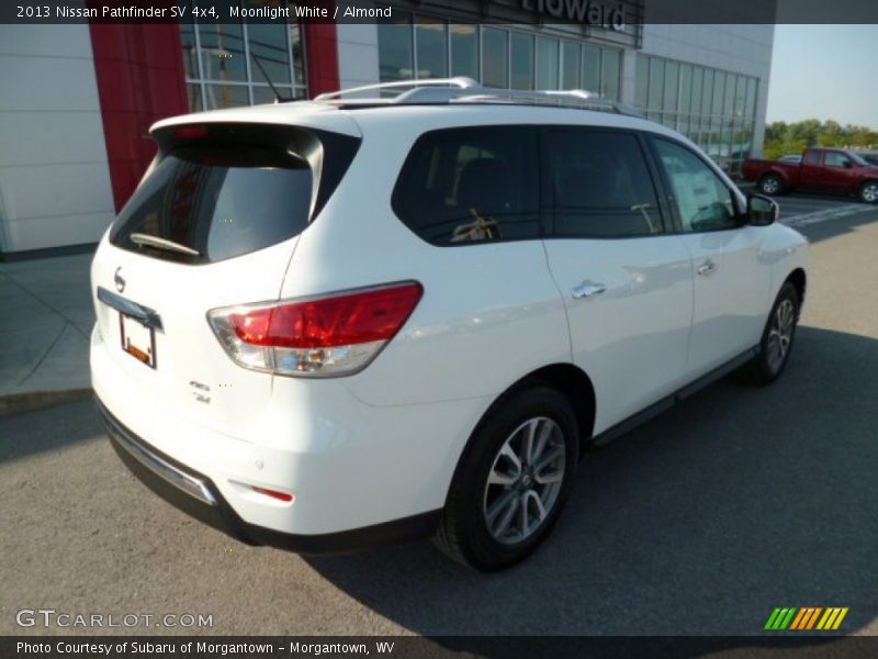 Moonlight White / Almond 2013 Nissan Pathfinder SV 4x4