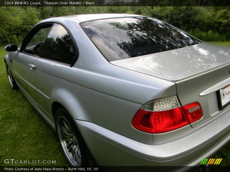 Titanium Silver Metallic / Black 2004 BMW M3 Coupe
