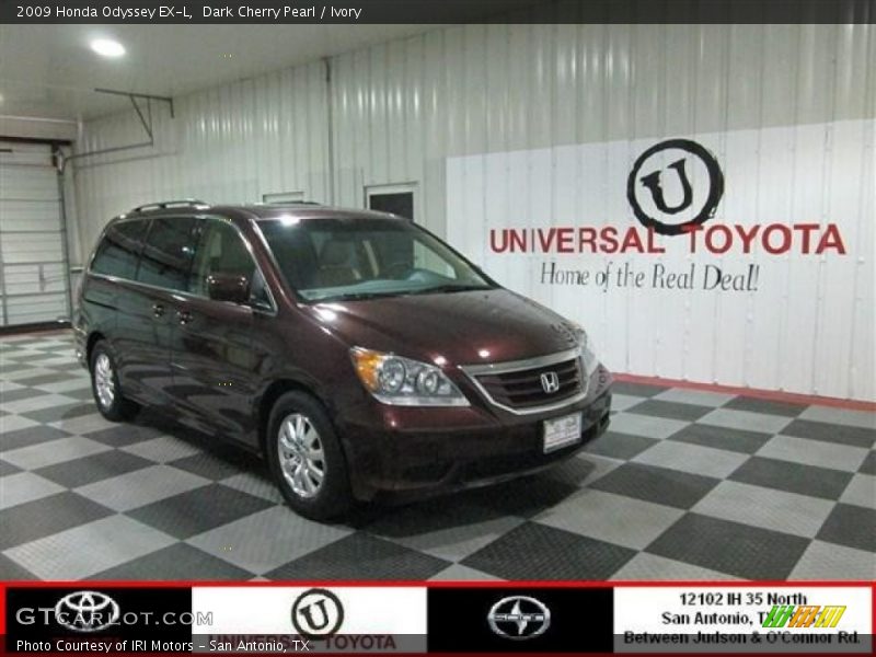 Dark Cherry Pearl / Ivory 2009 Honda Odyssey EX-L