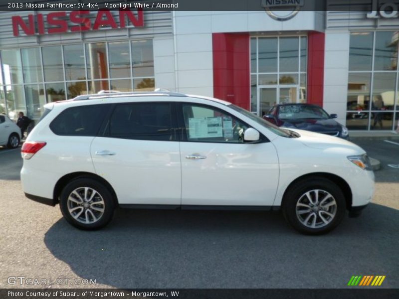 Moonlight White / Almond 2013 Nissan Pathfinder SV 4x4