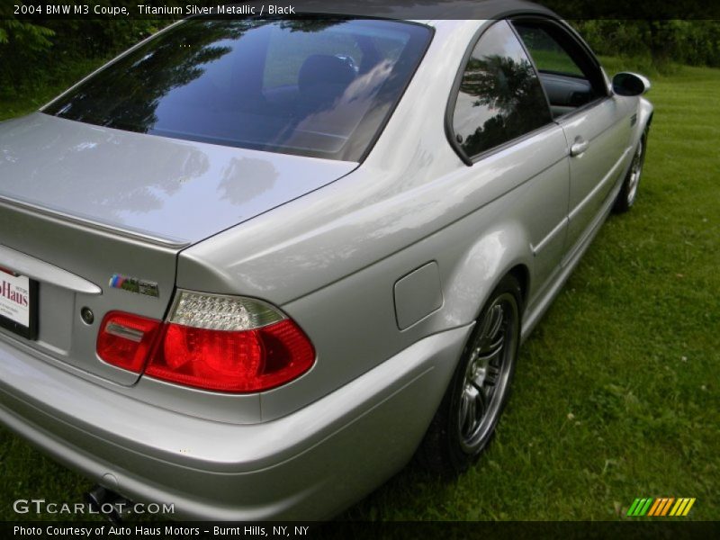 Titanium Silver Metallic / Black 2004 BMW M3 Coupe