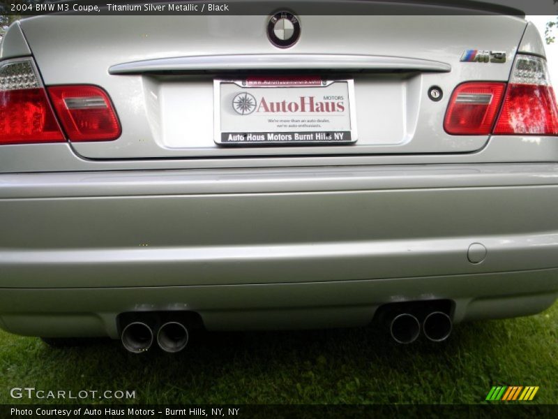 Titanium Silver Metallic / Black 2004 BMW M3 Coupe