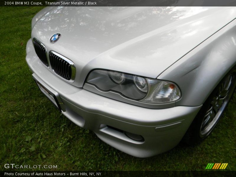 Titanium Silver Metallic / Black 2004 BMW M3 Coupe