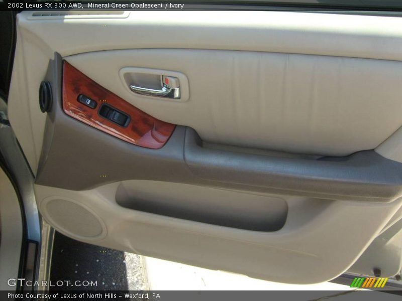 Mineral Green Opalescent / Ivory 2002 Lexus RX 300 AWD