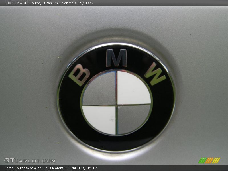 Titanium Silver Metallic / Black 2004 BMW M3 Coupe
