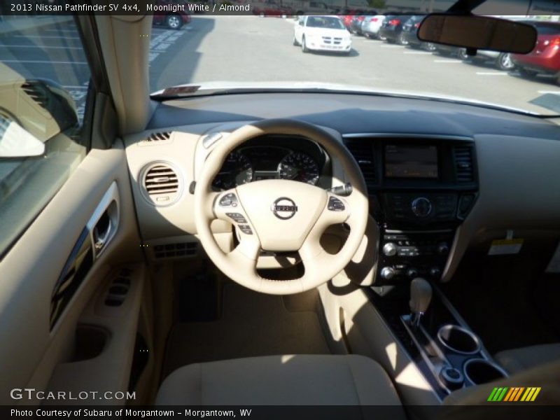 Moonlight White / Almond 2013 Nissan Pathfinder SV 4x4