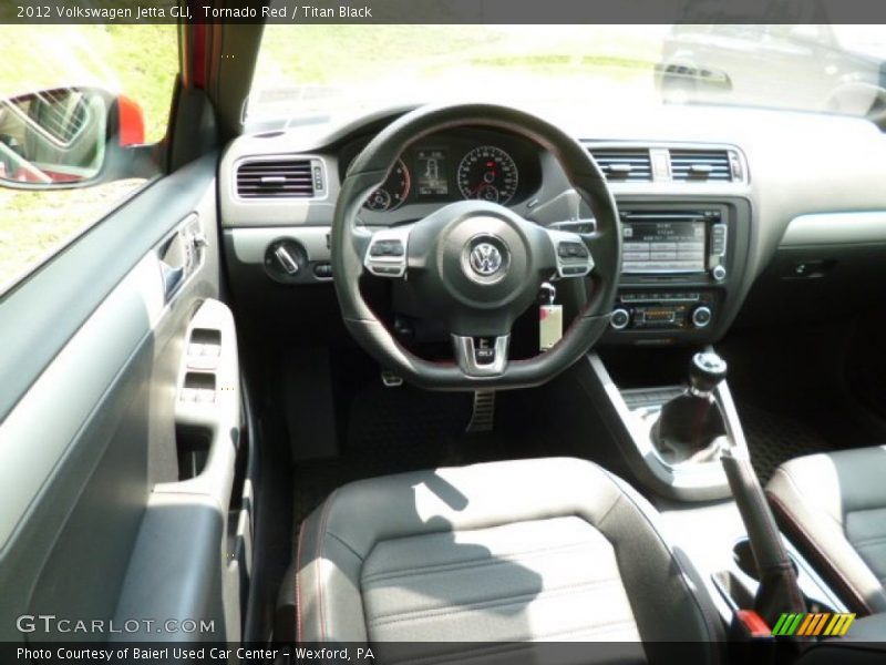 Tornado Red / Titan Black 2012 Volkswagen Jetta GLI