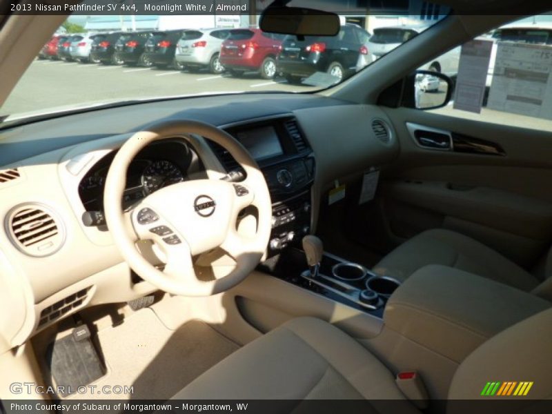 Moonlight White / Almond 2013 Nissan Pathfinder SV 4x4