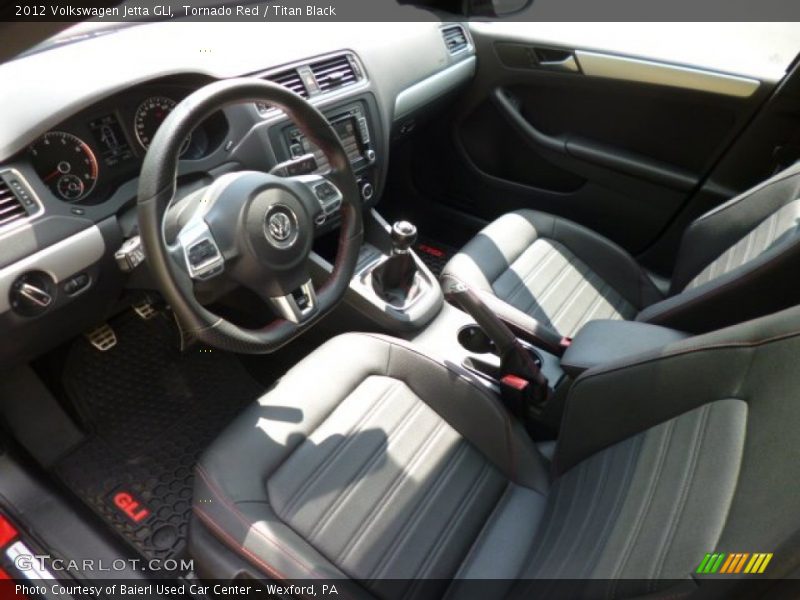 Tornado Red / Titan Black 2012 Volkswagen Jetta GLI