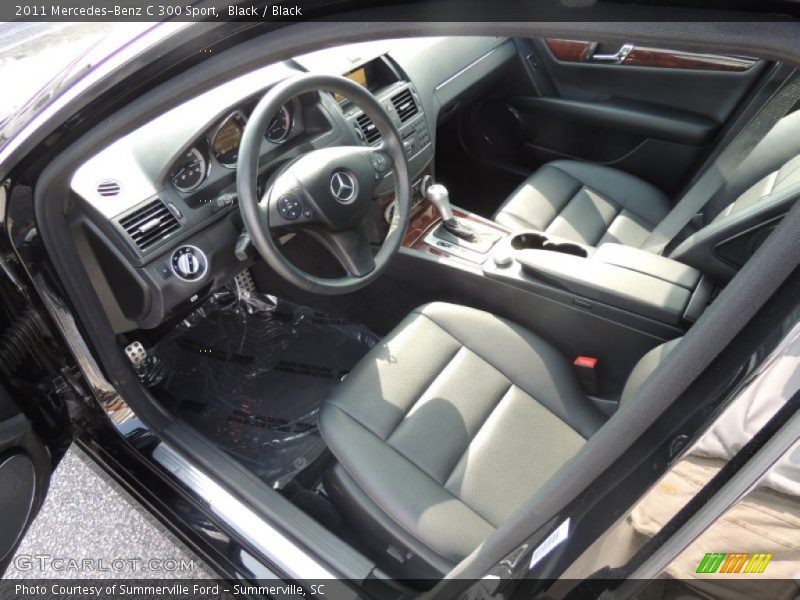 Black / Black 2011 Mercedes-Benz C 300 Sport