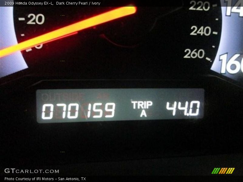 Dark Cherry Pearl / Ivory 2009 Honda Odyssey EX-L