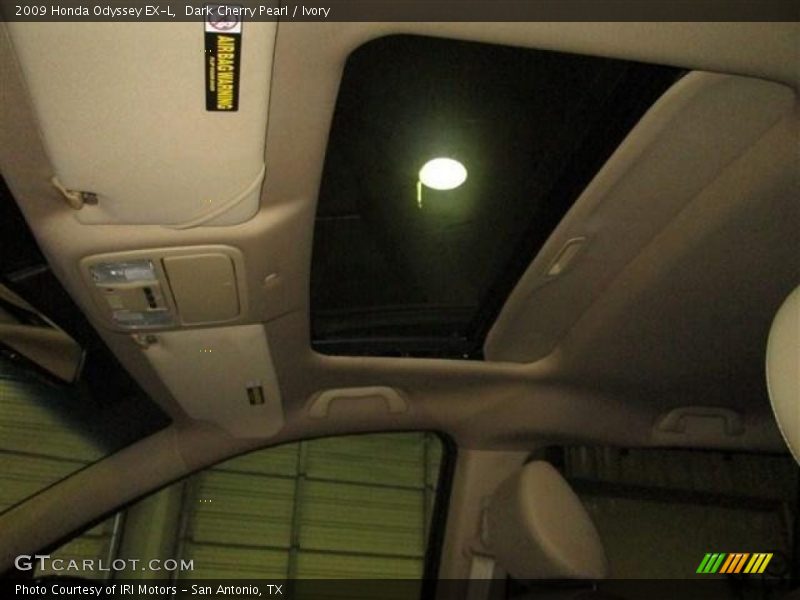 Dark Cherry Pearl / Ivory 2009 Honda Odyssey EX-L