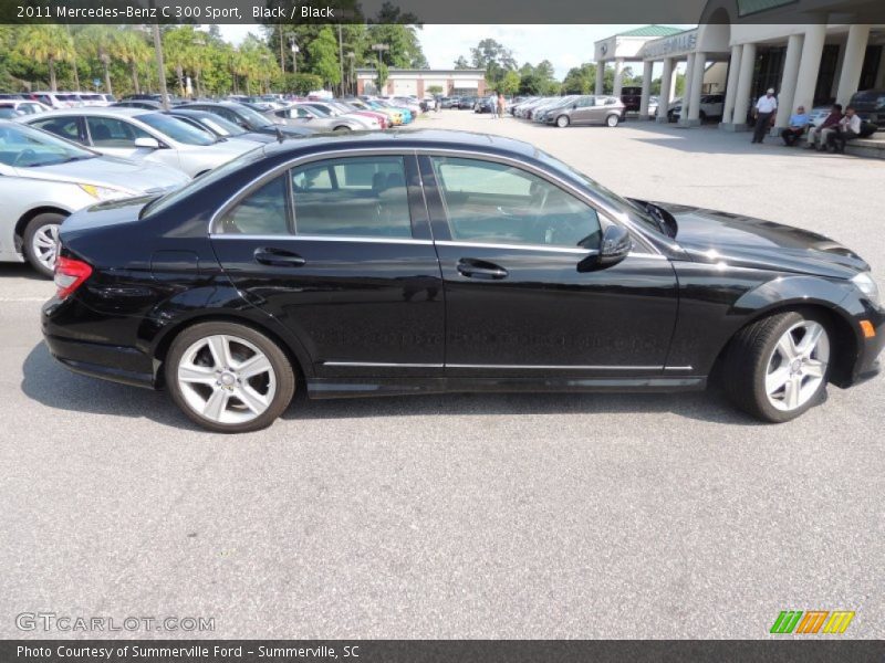 Black / Black 2011 Mercedes-Benz C 300 Sport