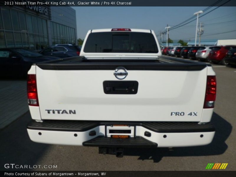 Glacier White / Pro 4X Charcoal 2013 Nissan Titan Pro-4X King Cab 4x4