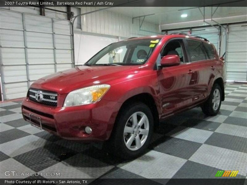 Barcelona Red Pearl / Ash Gray 2007 Toyota RAV4 Limited
