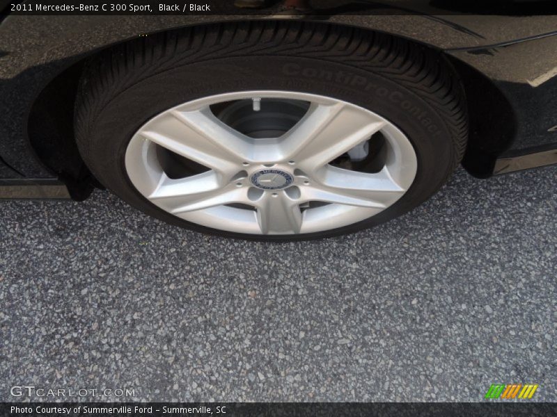 Black / Black 2011 Mercedes-Benz C 300 Sport