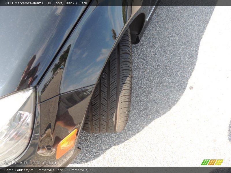 Black / Black 2011 Mercedes-Benz C 300 Sport
