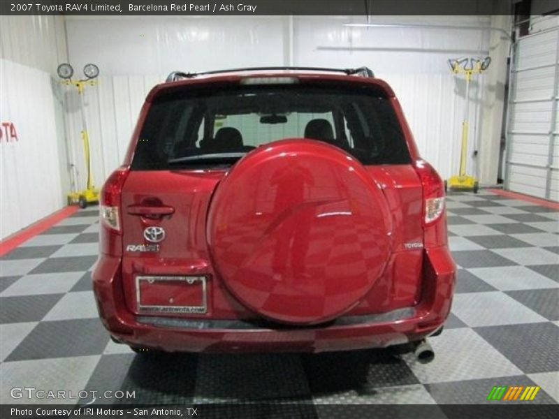 Barcelona Red Pearl / Ash Gray 2007 Toyota RAV4 Limited
