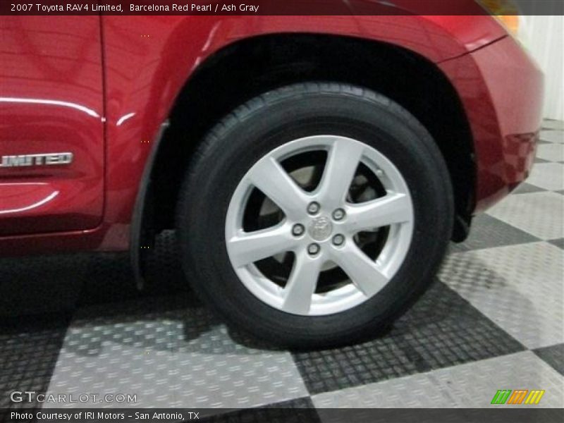 Barcelona Red Pearl / Ash Gray 2007 Toyota RAV4 Limited