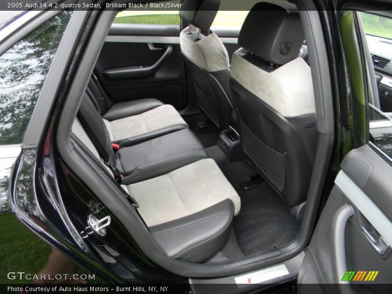 Brilliant Black / Black/Silver 2005 Audi S4 4.2 quattro Sedan