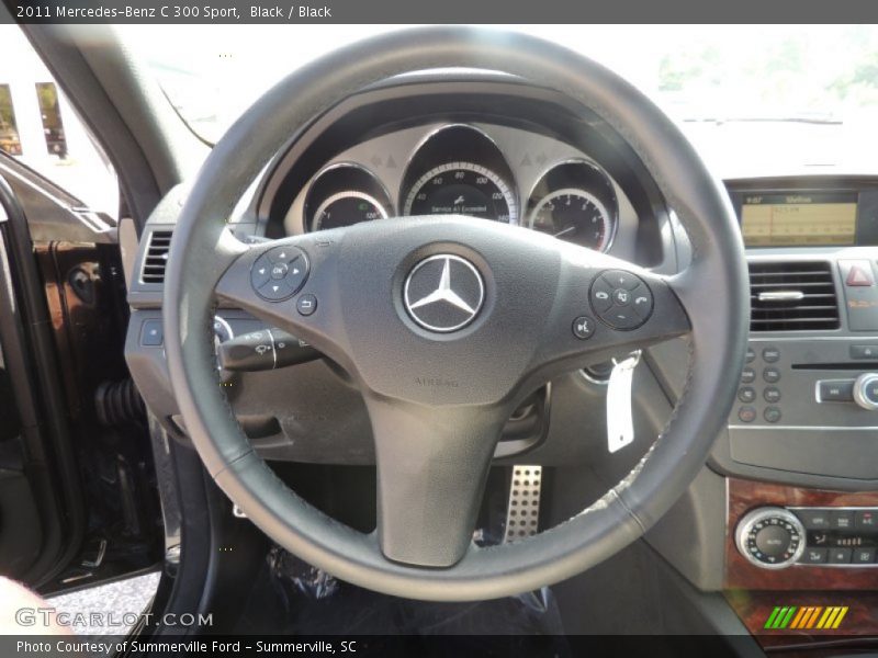 Black / Black 2011 Mercedes-Benz C 300 Sport
