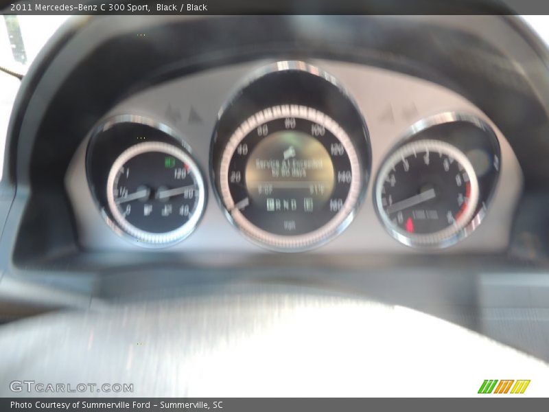 Black / Black 2011 Mercedes-Benz C 300 Sport
