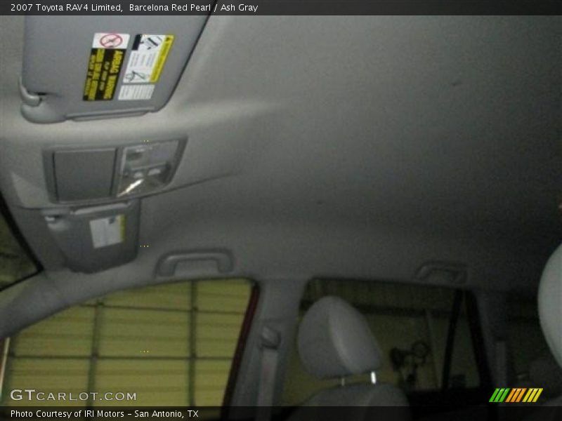 Barcelona Red Pearl / Ash Gray 2007 Toyota RAV4 Limited