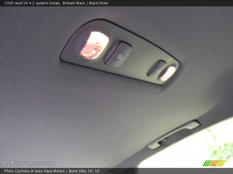 Brilliant Black / Black/Silver 2005 Audi S4 4.2 quattro Sedan