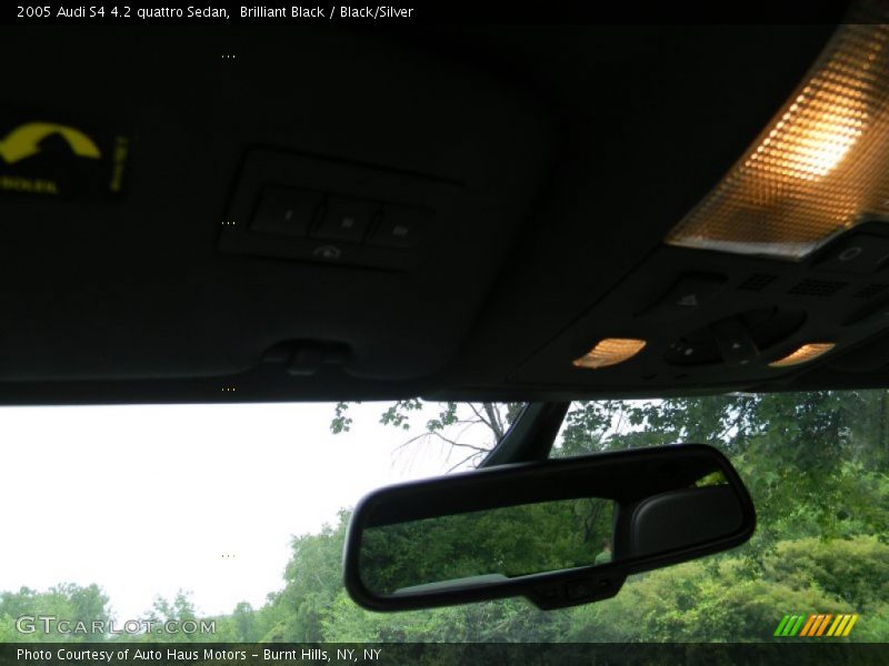 Brilliant Black / Black/Silver 2005 Audi S4 4.2 quattro Sedan